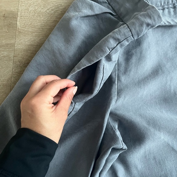 Zara Women's Dress Pants Size Large Gray High-Waisted Trouser Pleated SZ L - Picture 8 of 8